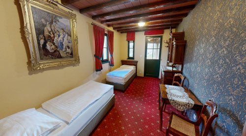 Apartmán s terasou - jednolôžkové postele - východ na terasu - Pri Mlyne